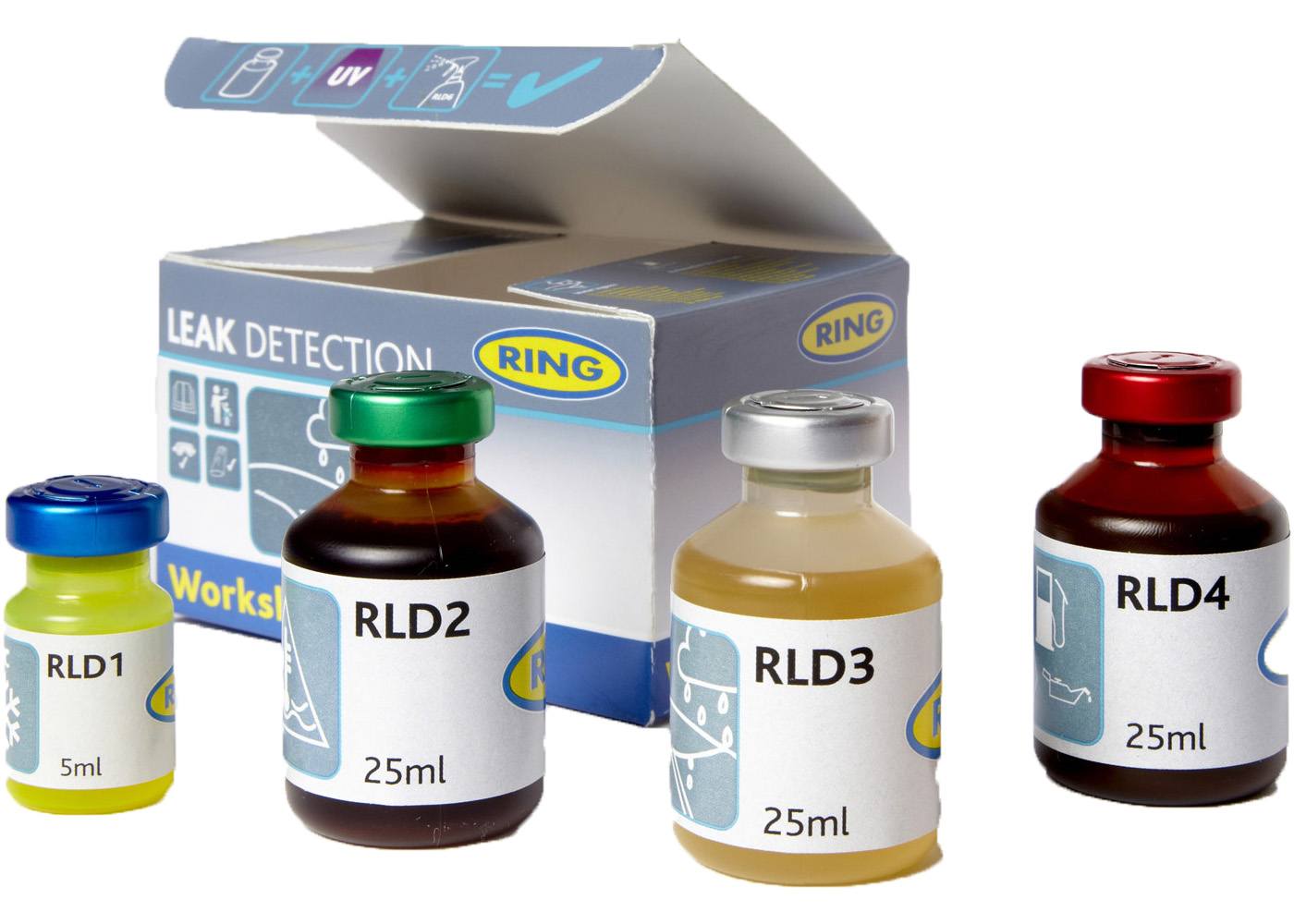 UV Dye & Torch Kit Leak Detection Dye For Power Steering Fluid Oil Leaks RLD4 