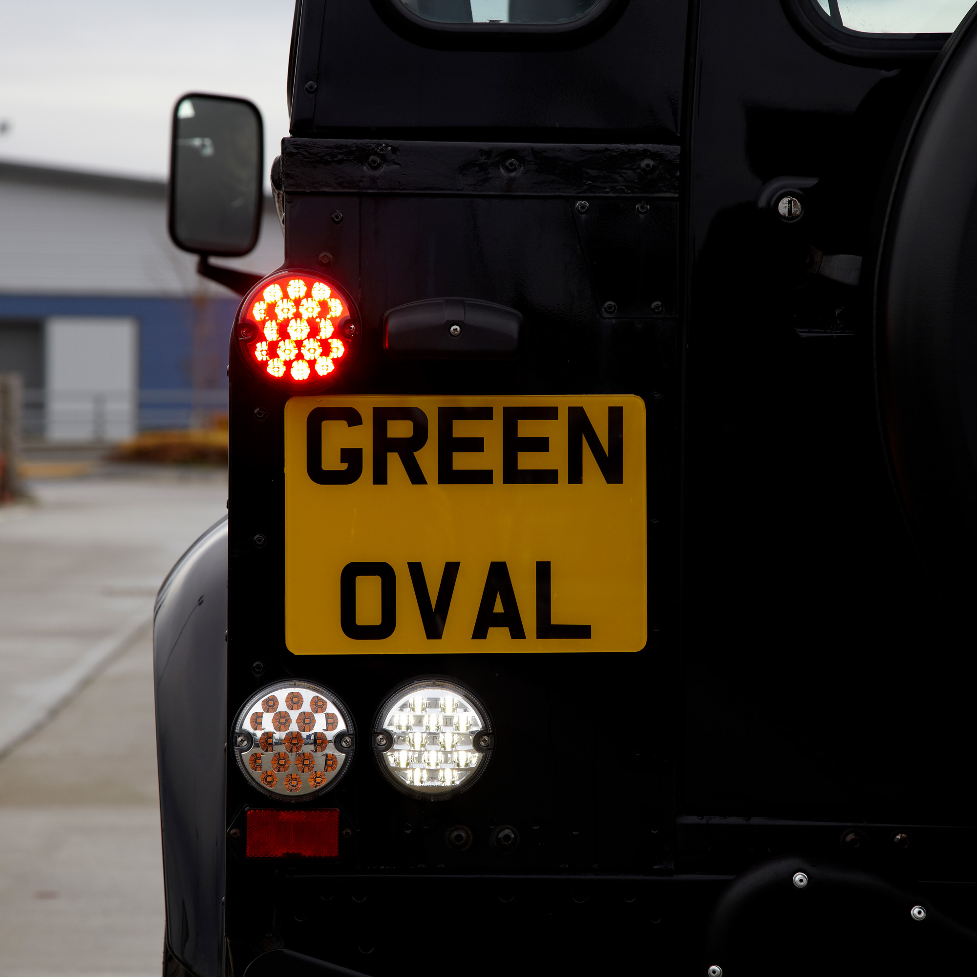 RCV4500 95mm LED Stop and Tail Lamp on the back of a car