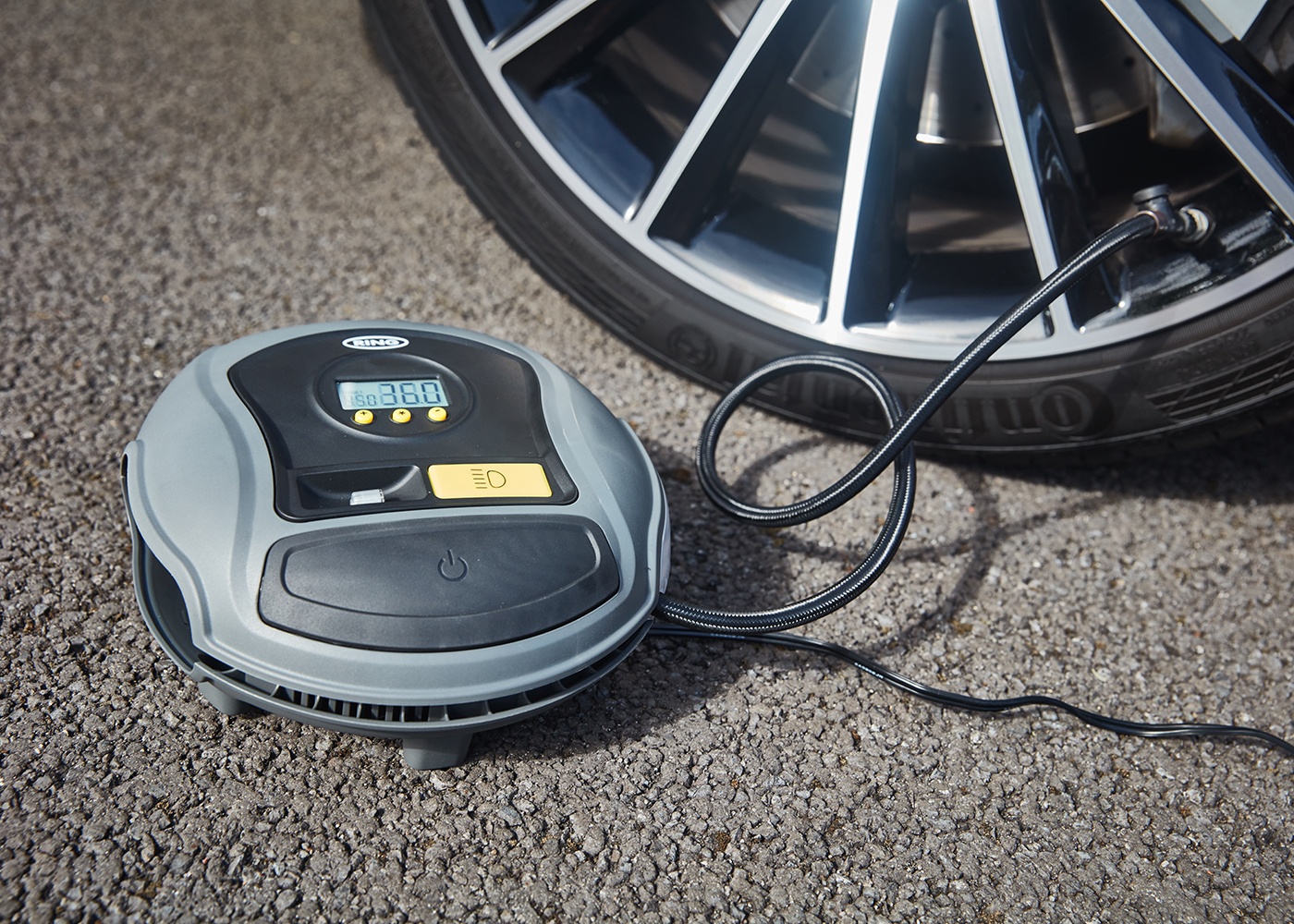 2019 Ring RTC500 12v Digital Auto Stop Car Van Tyre Air Compressor Inflator Pump 