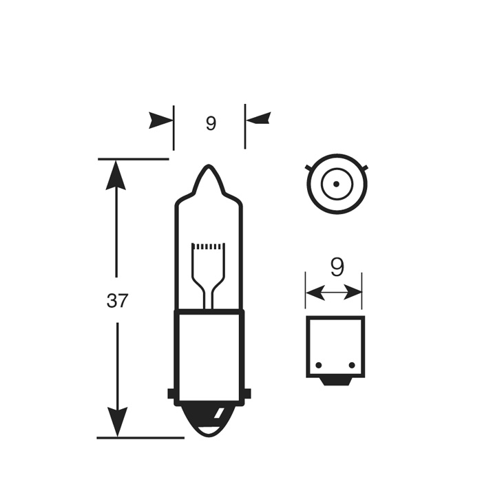 thumbnail interactive-video image 1 of Ring R535 24V 21W H21W Halogen Bulb – Bay9s Single Contact – Bayonet (1 Bulb) 1 of 4