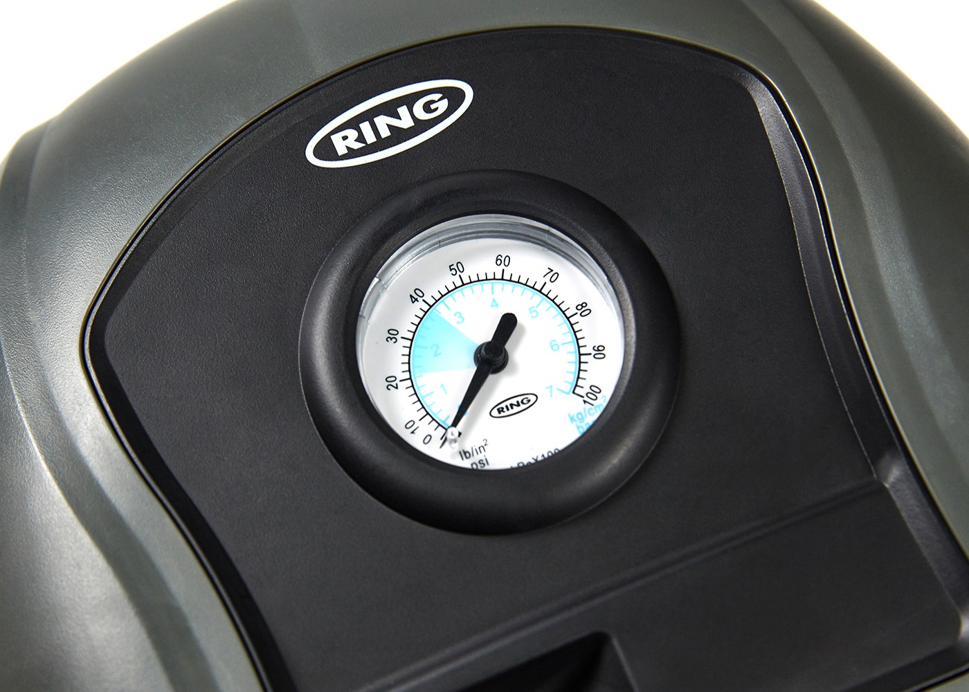 Analogue tyre inflator dial