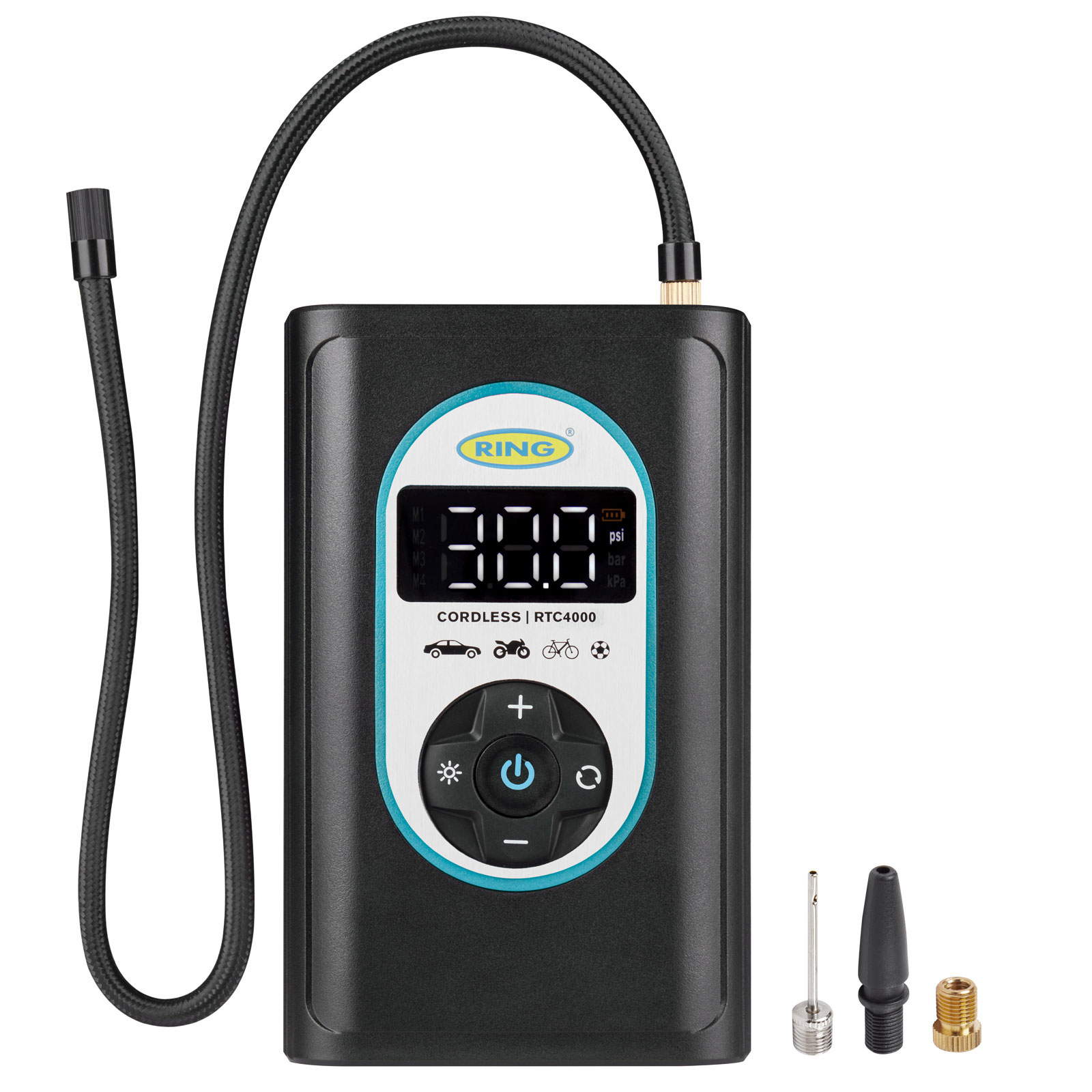 Ring Automotive - RTC4000 - Cordless Rechargeable Tyre Inflator